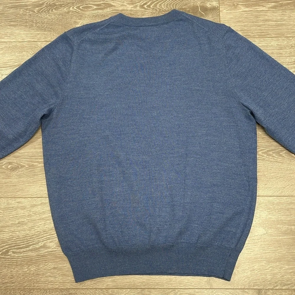 Vineyard Vines Performance Extra-Fine Merino Wool Blend V-Neck Sweater M